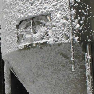 Food processing equipment cleaning using an alkaline chlorine foam cleaning detergent Chlorite 98 from Biocel Ltd.