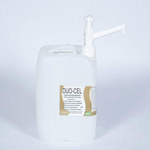 Duo-cel RTU is a foam, dip or spray used in teat disinfection.