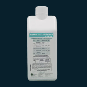 Interkokask Concentrate Disinfectant for Animal Housing Environments, Protects Against Cryptosporidium, Coccidiosis, Avian Flu and Other Pathogens